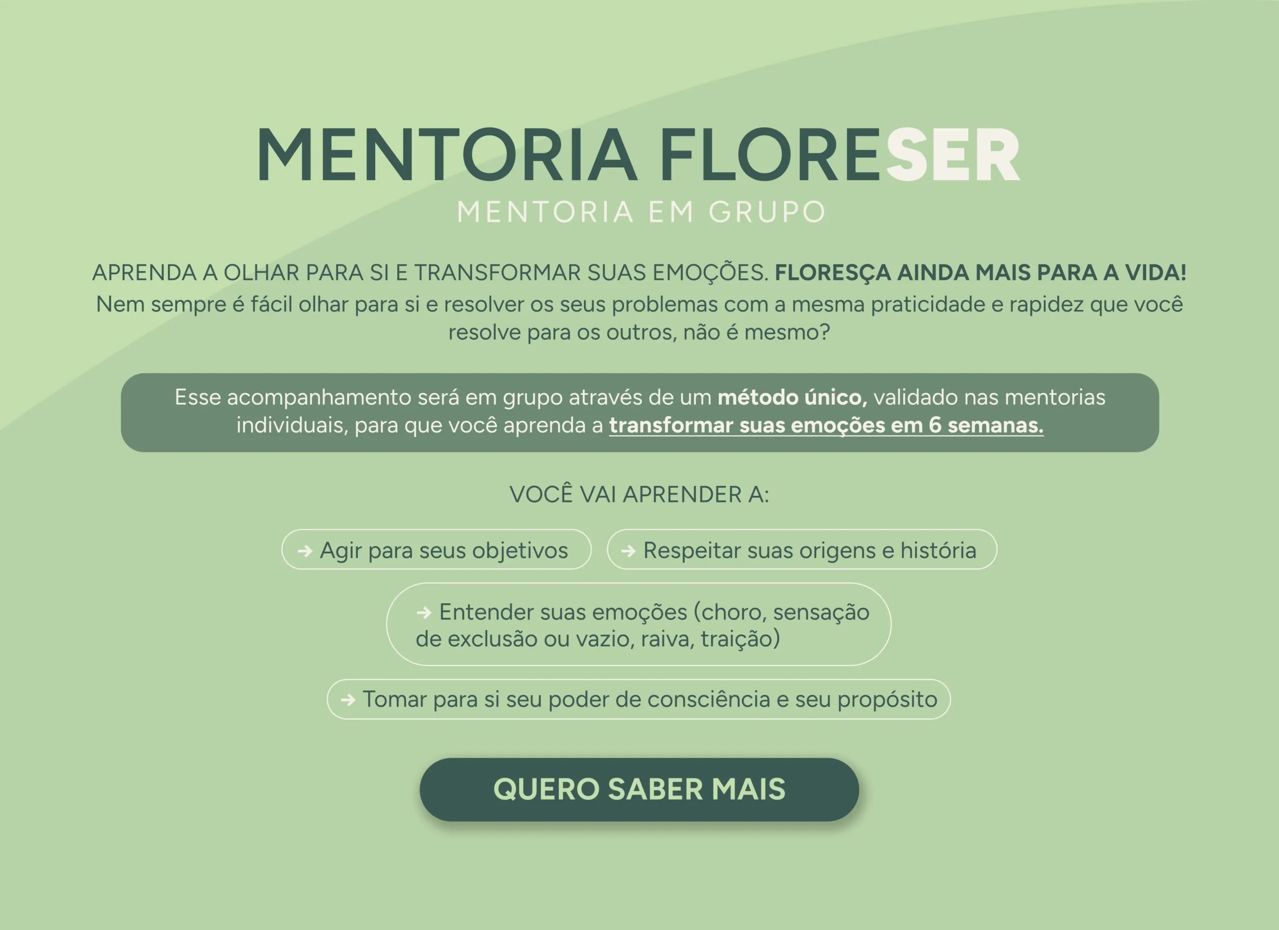 [MOB]MENTORIA FLORESER - MENTORIA EM GRUPO
